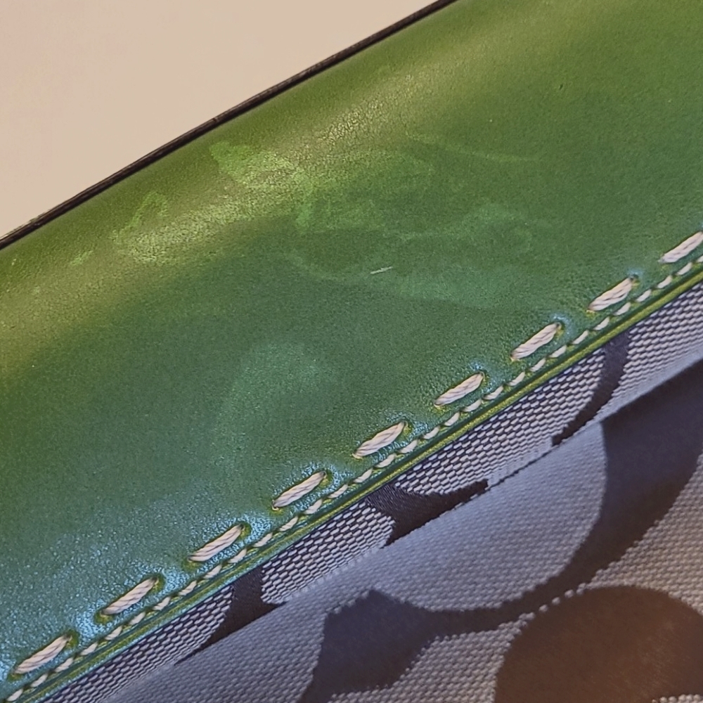Coach Leather/Cloth Handbag - Picture 8 of 11